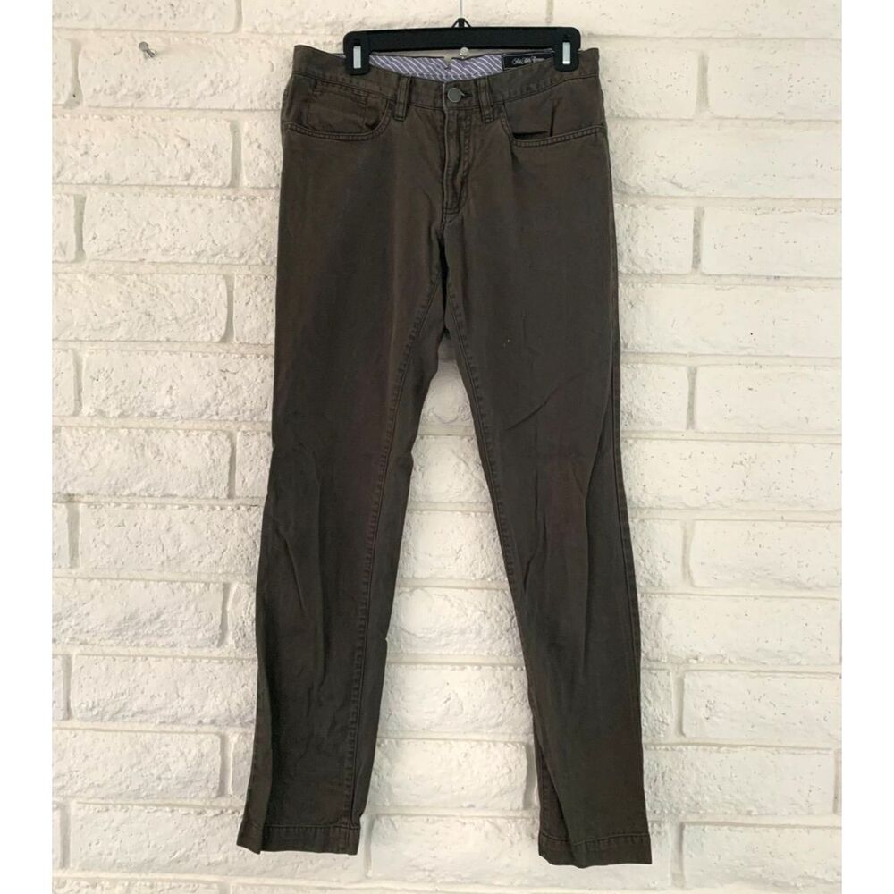 Saks Fifth Avenue Green Chino 30x34 Measured 31x32